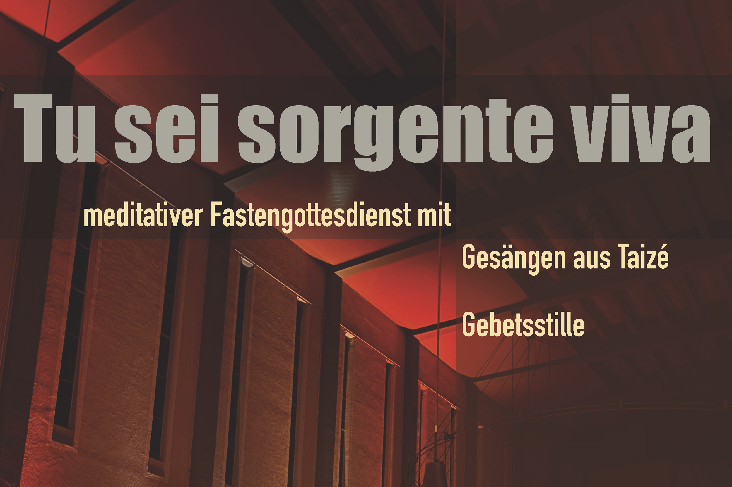 Fastengottesdienst mit Gesängen aus Taizé