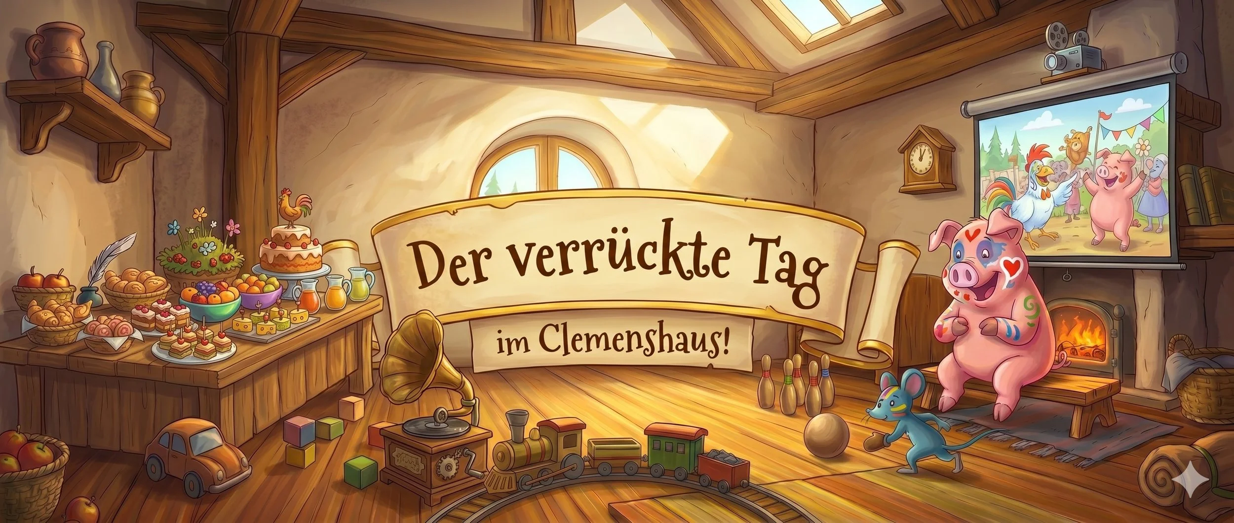 Ein Tag voller Überraschungen:   Der „verrückte Tag“ im Clemenshaus 