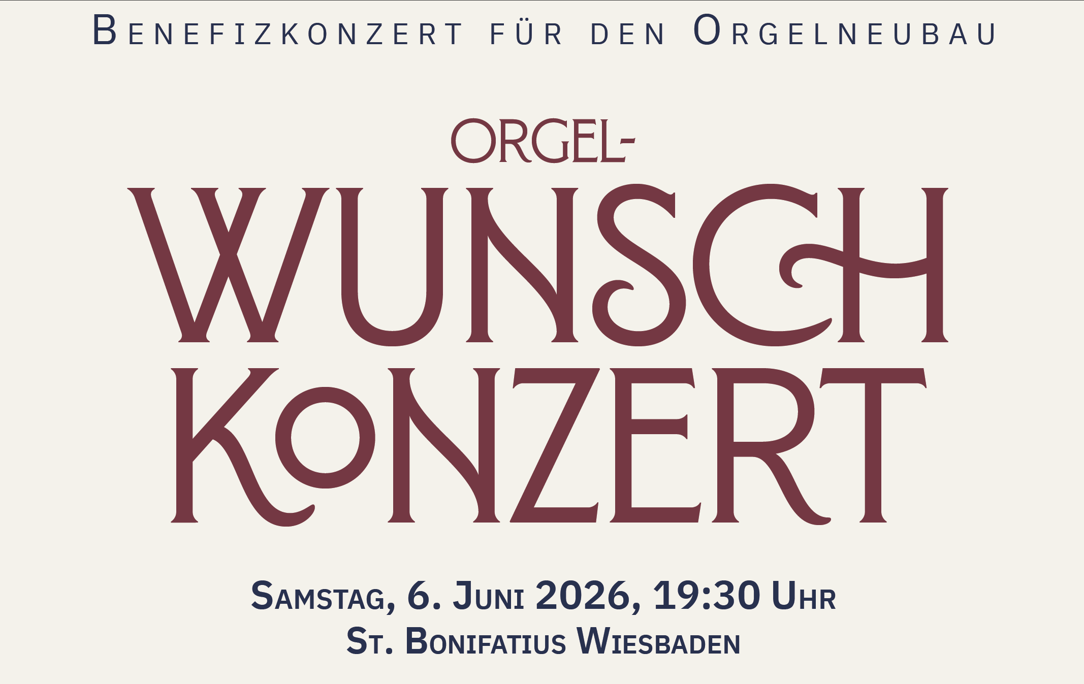 Orgel-Wunschkonzert