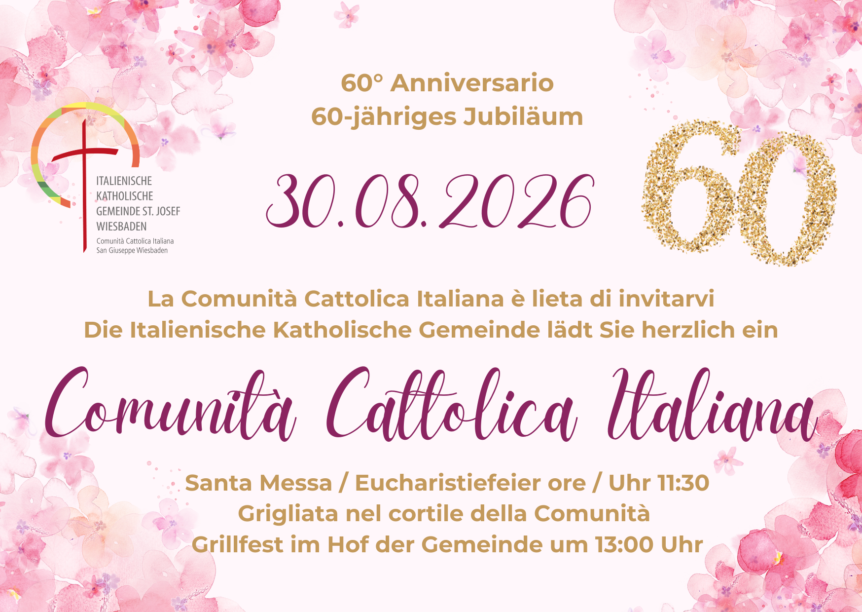 60-jähriges Jubiläum der Italienischen Katholischen Gemeinde St. Josef Wiesbaden