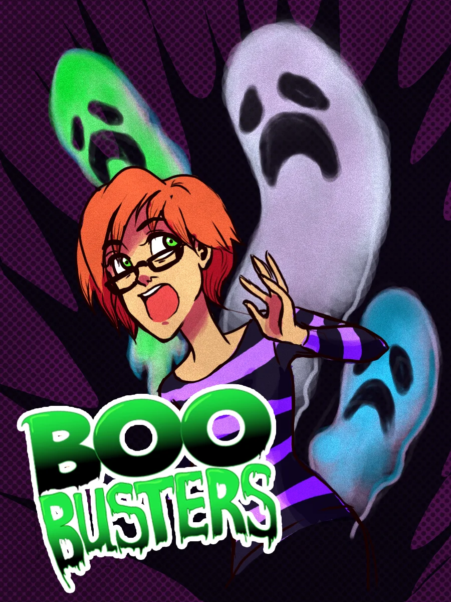 Boo Busters Title Screen Art