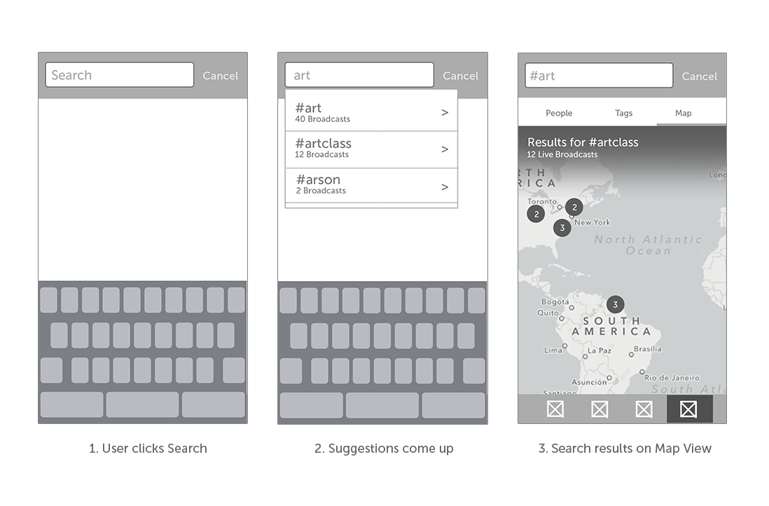 Periscope Search UX Design