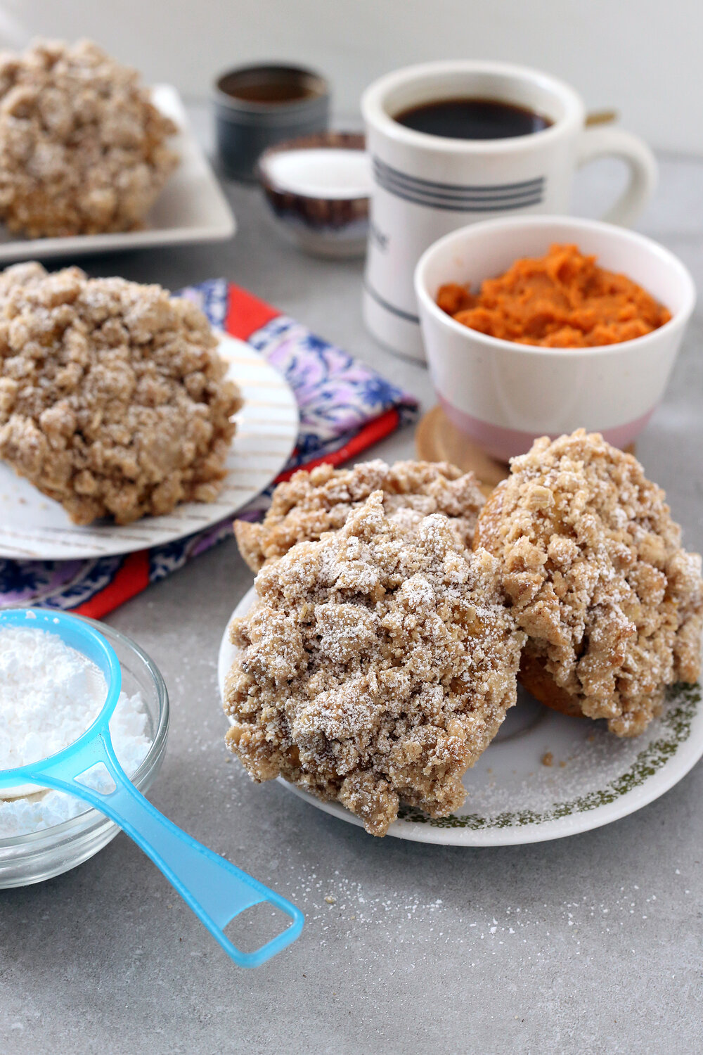 Get the recipe: Pumpkin Coffee Cake Donuts. UnusuallyLovely.com