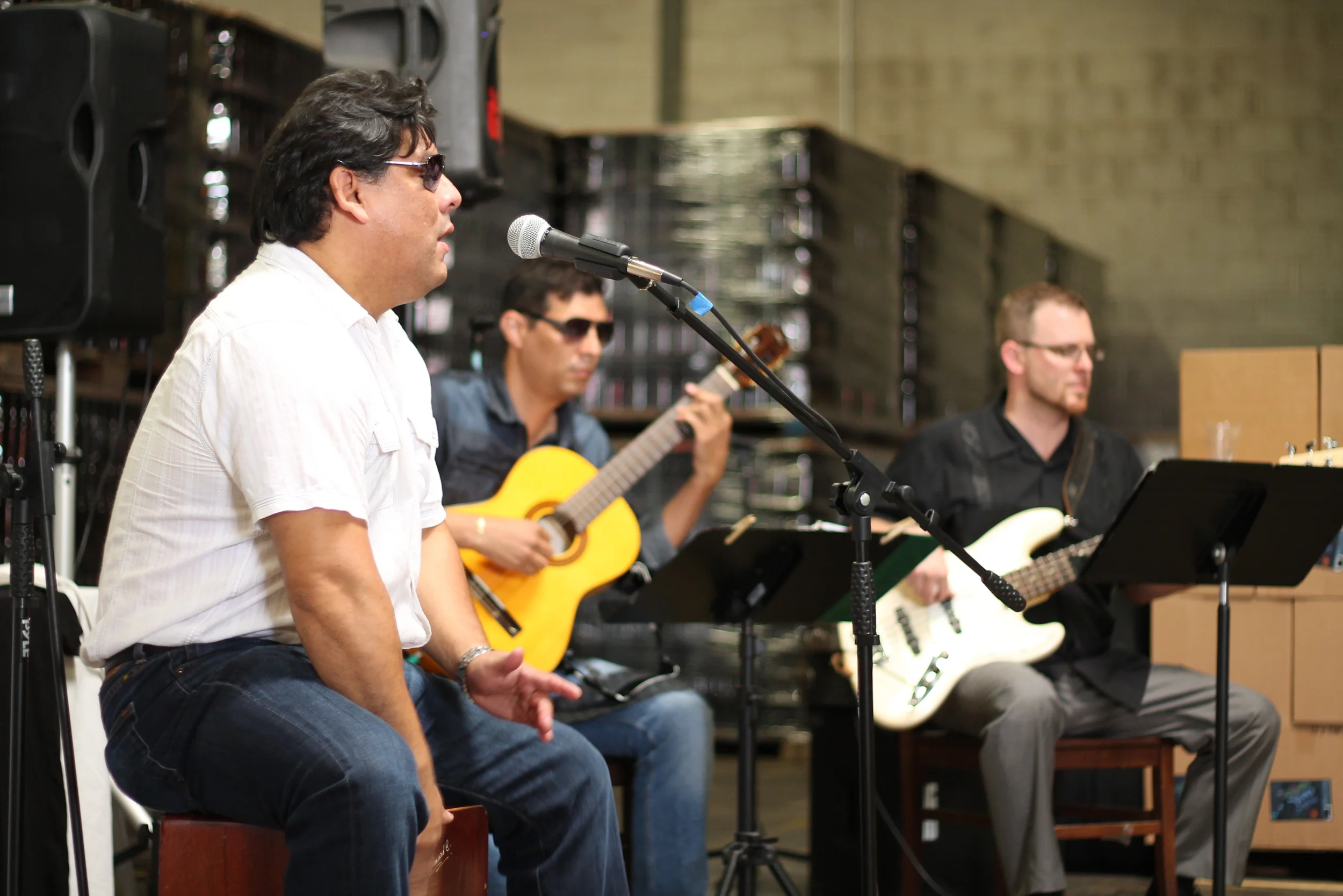   Live Latin American tunes and DJs provided background grooves.  