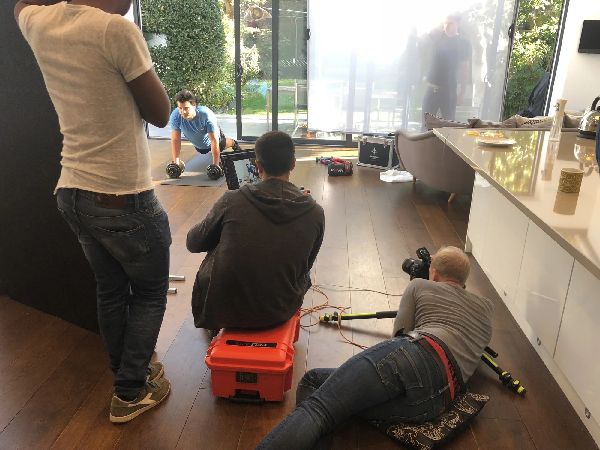 behind the scenes photoshoot
