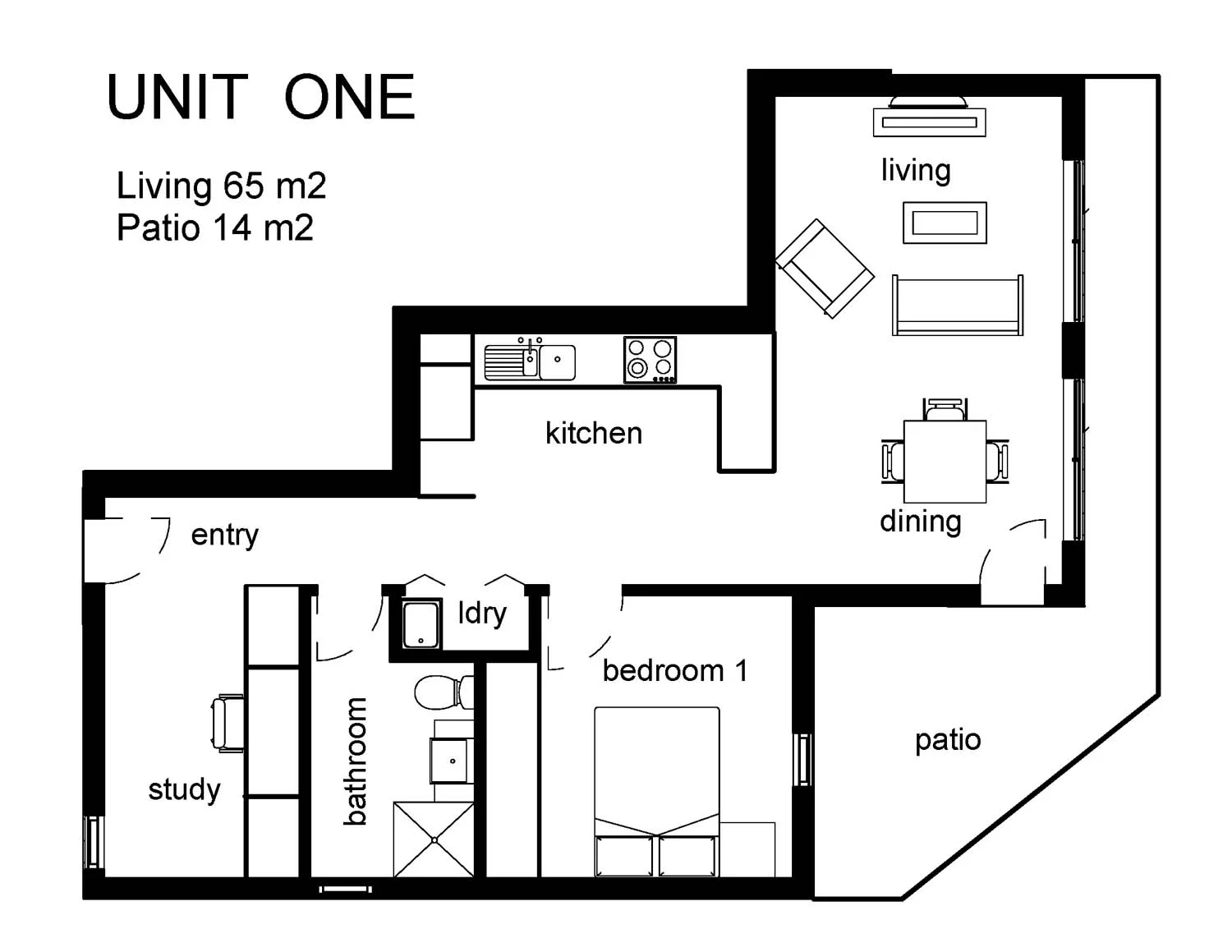 One of a Kind Apartments San Francisco apt