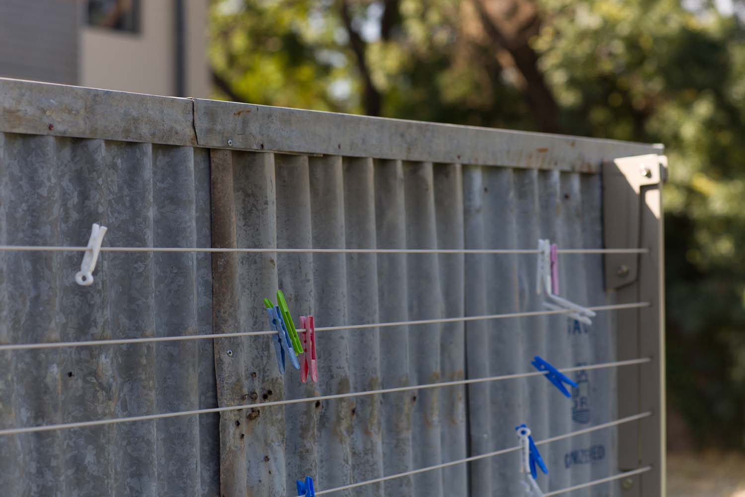 One of a Kind Apartments washing line
