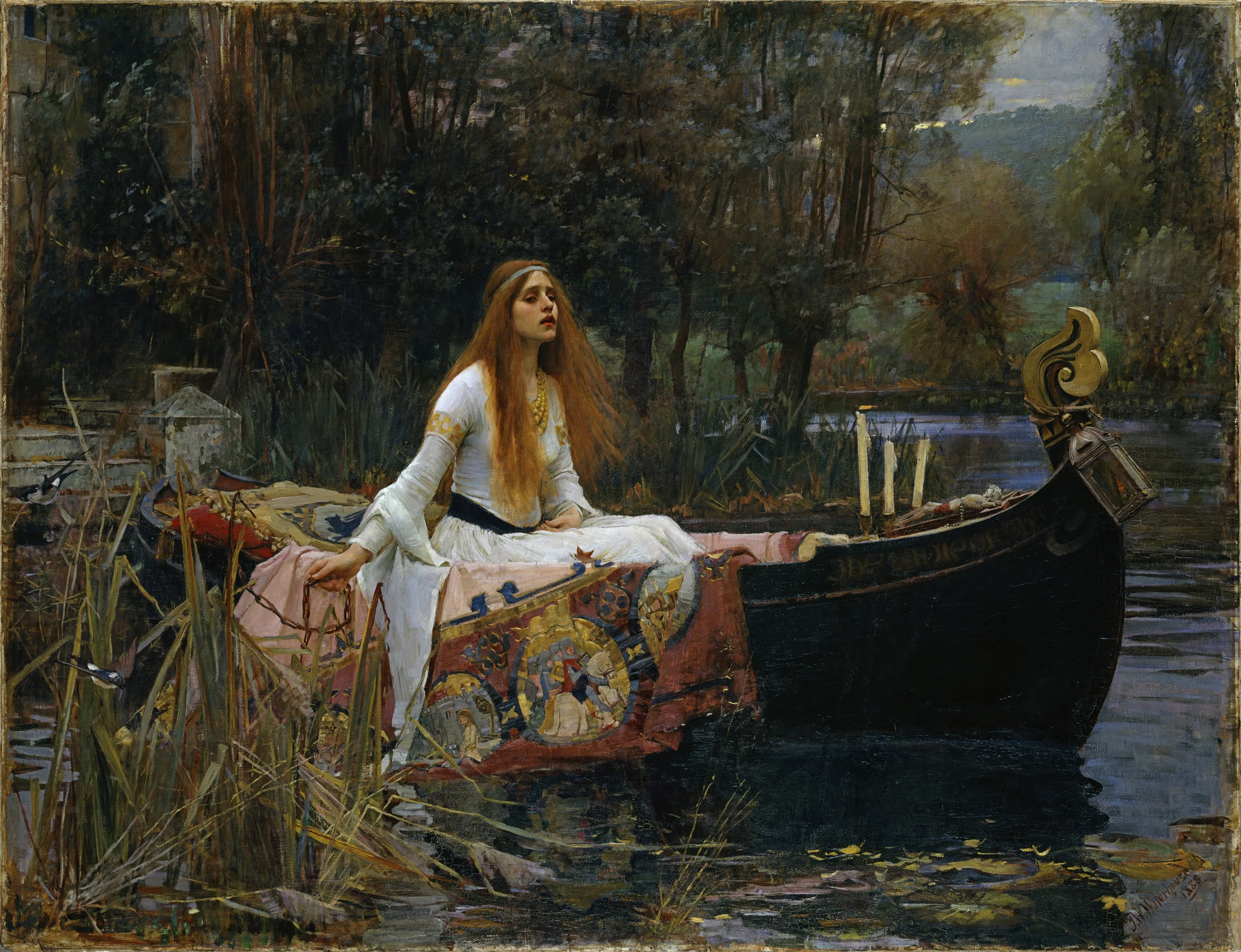 John William Waterhouse The Lady of Shalott 1888 oil on canvas Tate © Tate