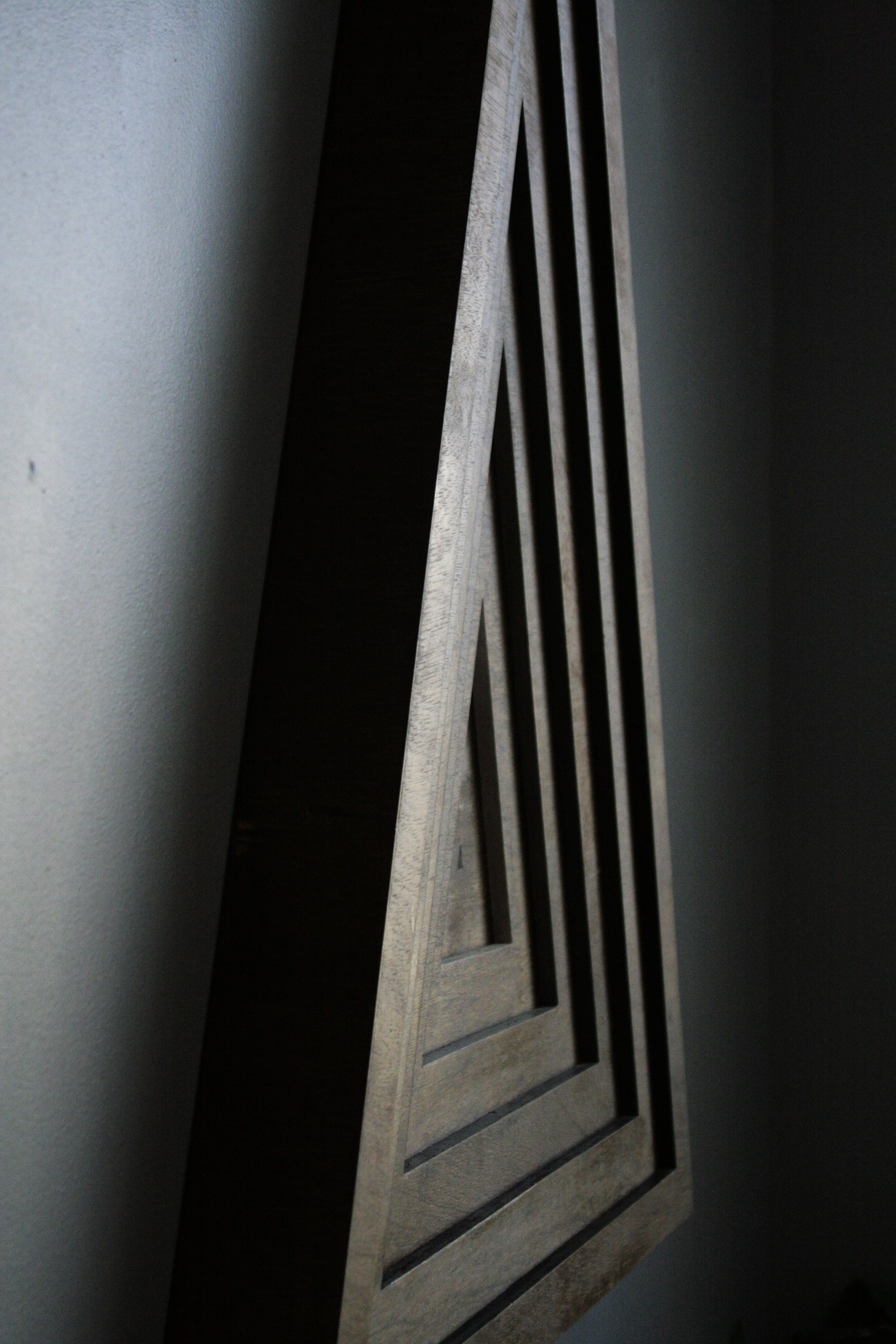 TRIANGLE WALL ART - BY - AARON BENDER - 2017
