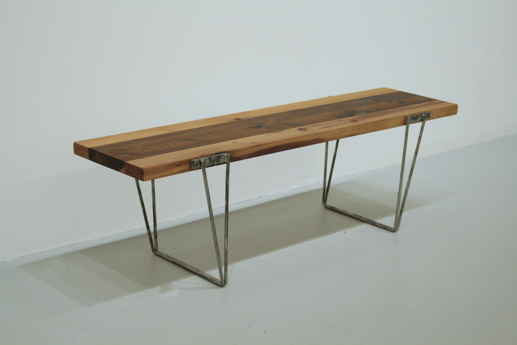 STEEL & CEDAR BENCH - BY - MILAN BENDER - 2017