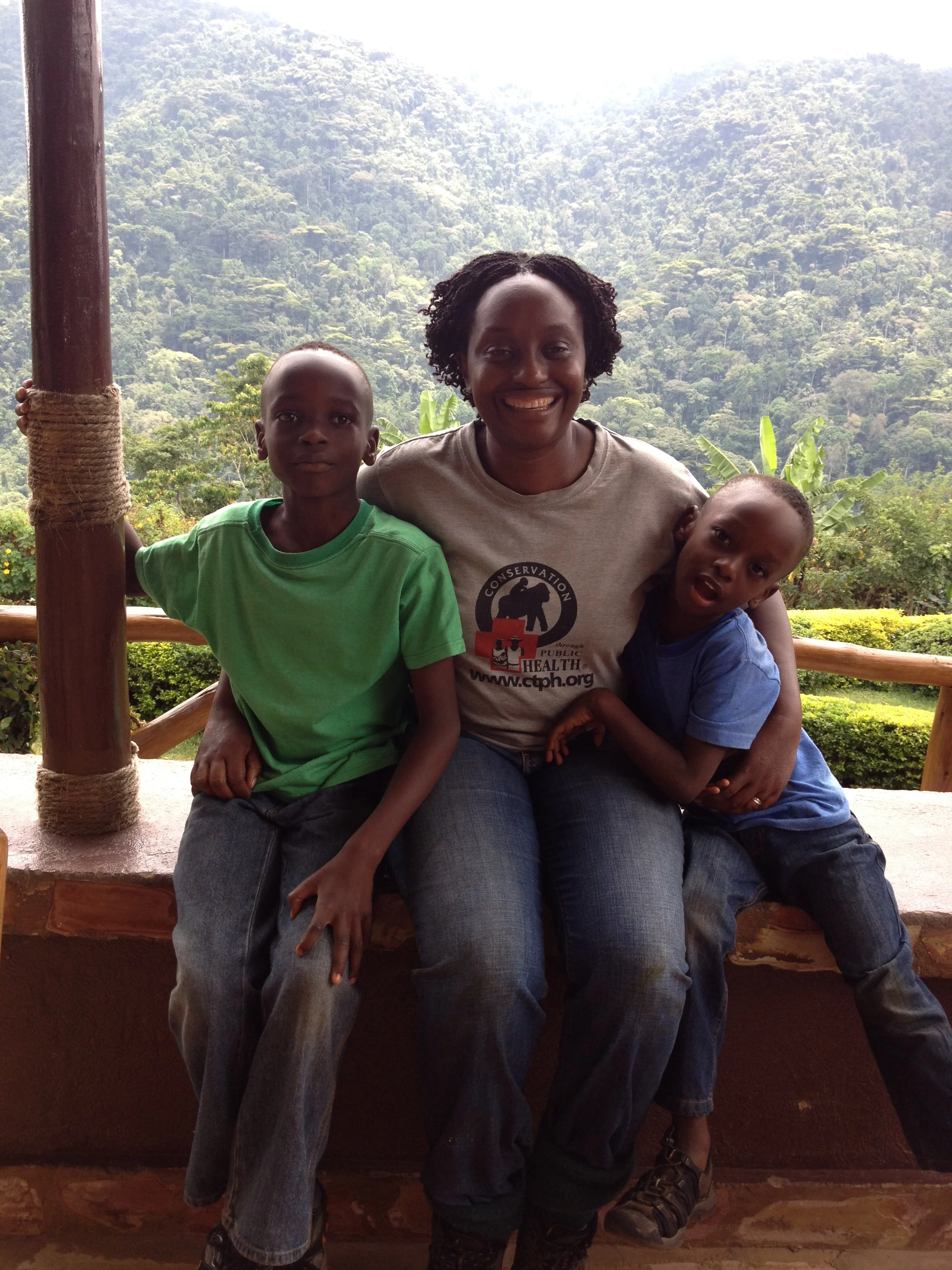 FELLOW Gladys Kalema-Zikusoka discusses human diseases that are passed to the gorilla population in Uganda