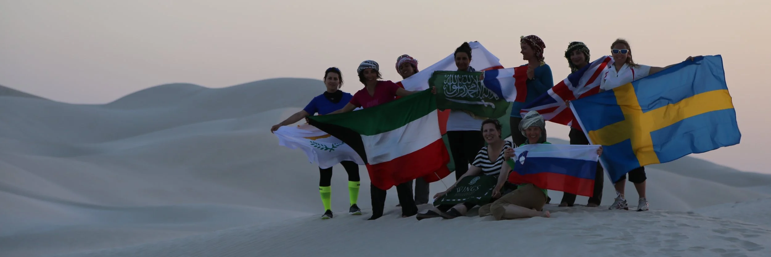 Training for the North Pole in the Arabian Desert