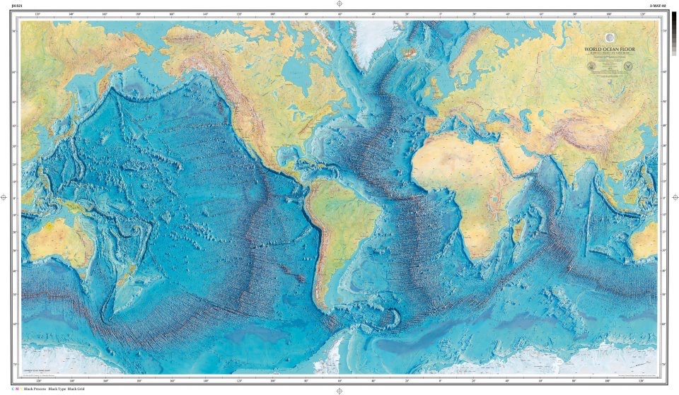 Ocean Floor Map