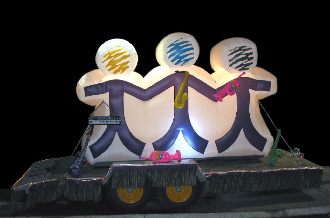 OCCU even purchased an inflatable parade float to support the brand's rollout.