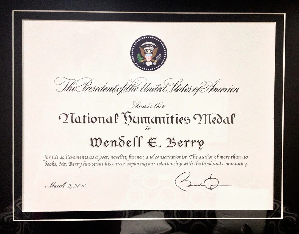 The National Medal of Arts and Humanities is presented by the President of the United States .