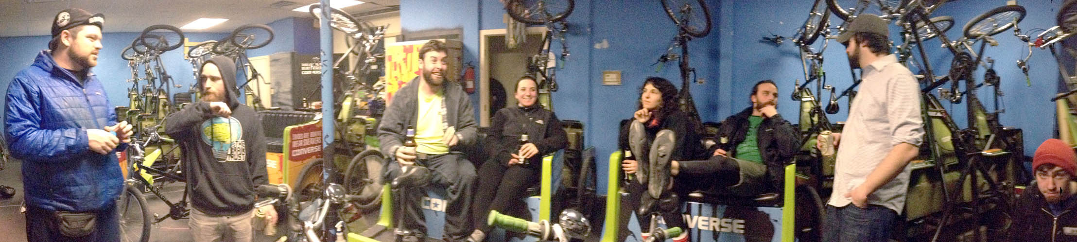 SHOP LIFE. Pedicabbing is as much a culture as it is a job. and you can feel it in our Shop, which is one part business and one part social.
