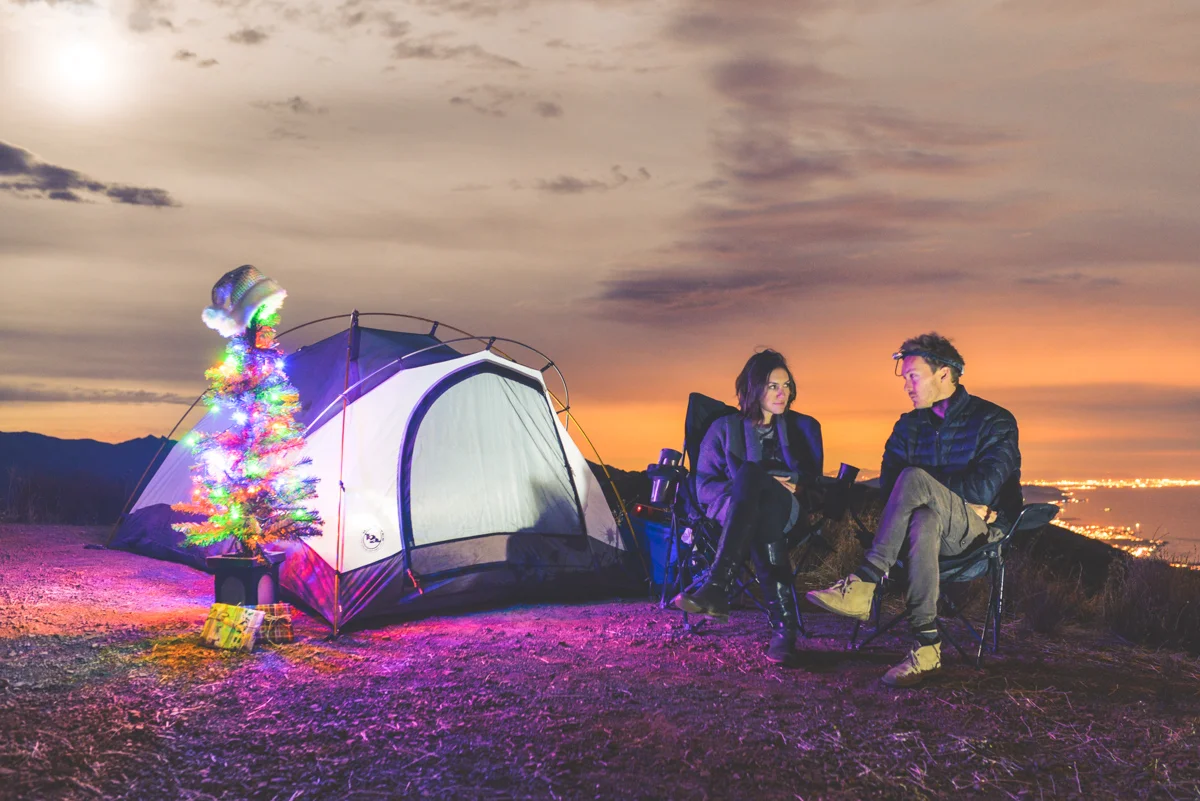 Went back up to the mountains above Santa Barbara for a little Christmas 1x1 action