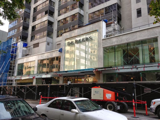 De Beers, currently under construction on Alberni Street. Photo: connect2source, Vancouver Skyscraper Forum