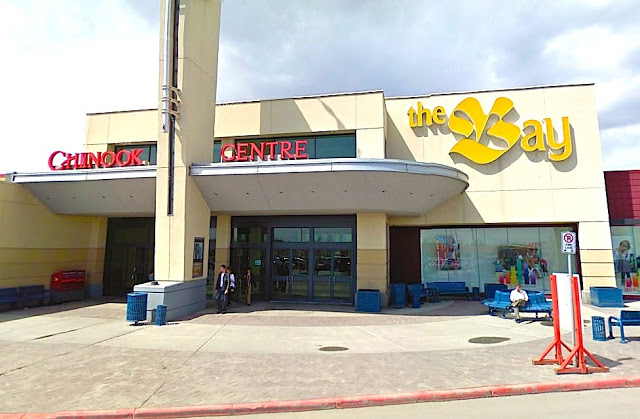 Hudson's Bay, Chinook Centre. Photo: Google Streetview screenshot