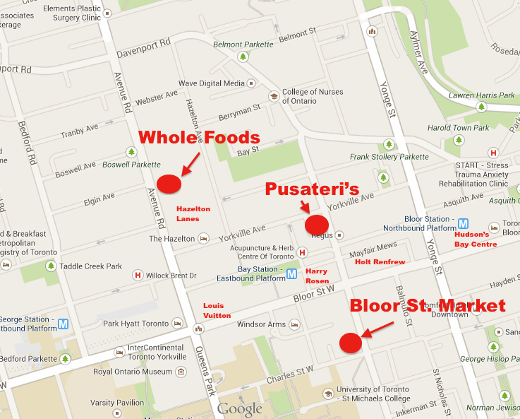 Toronto's Yorkville area