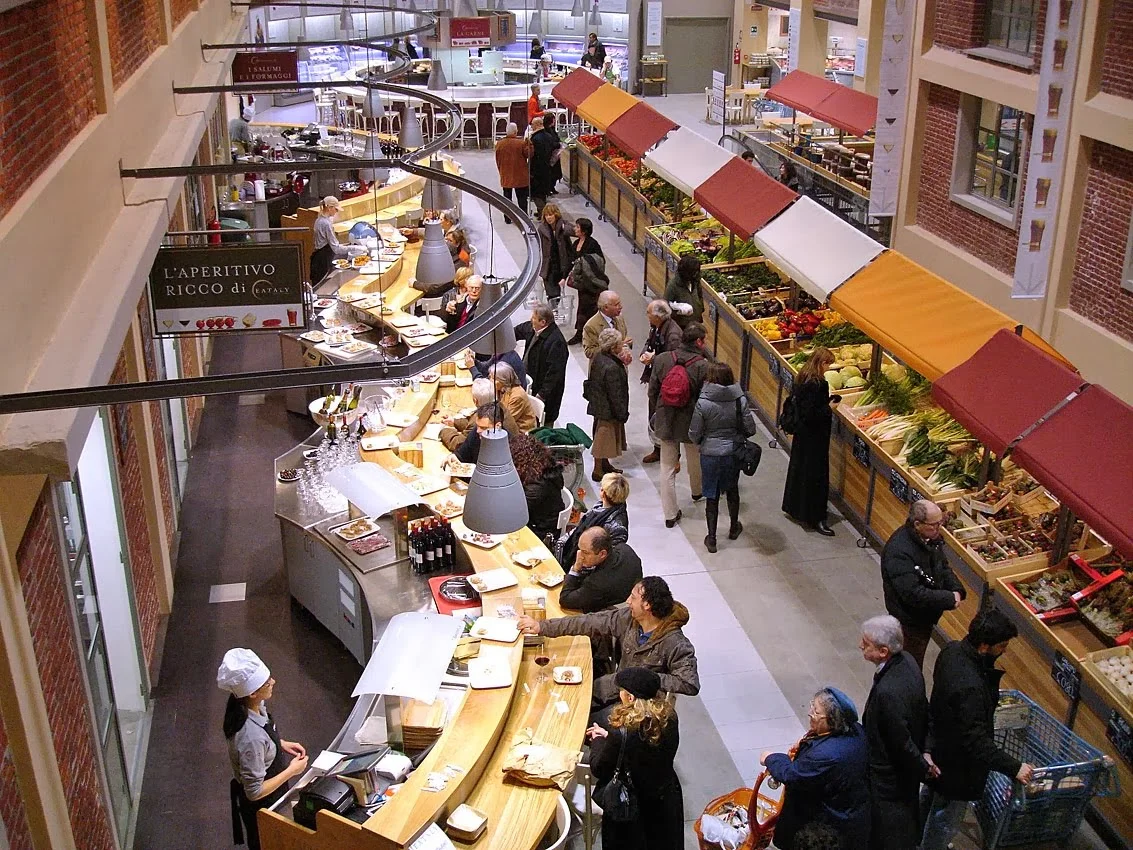 Typical Eataly store interior [  Image Source  ]