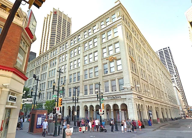 Hudson's Bay, Downtown Calgary. Photo: Google Streetview screenshot