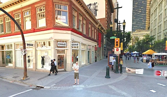 Wolford at Fashion Central, Calgary. Hudson's Bay is visible in the right of the photo. Photo: Google Streetview screenshot