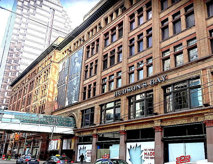 Toronto's Hudson's Bay/Toronto Eaton Centre will be Saks' first Canadian location. Photo: Darrell Bateman
