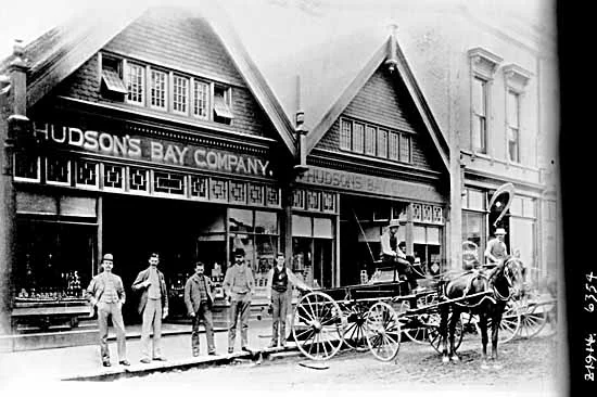 1887 Cordova Street Hudson's Bay store (HBC archives)