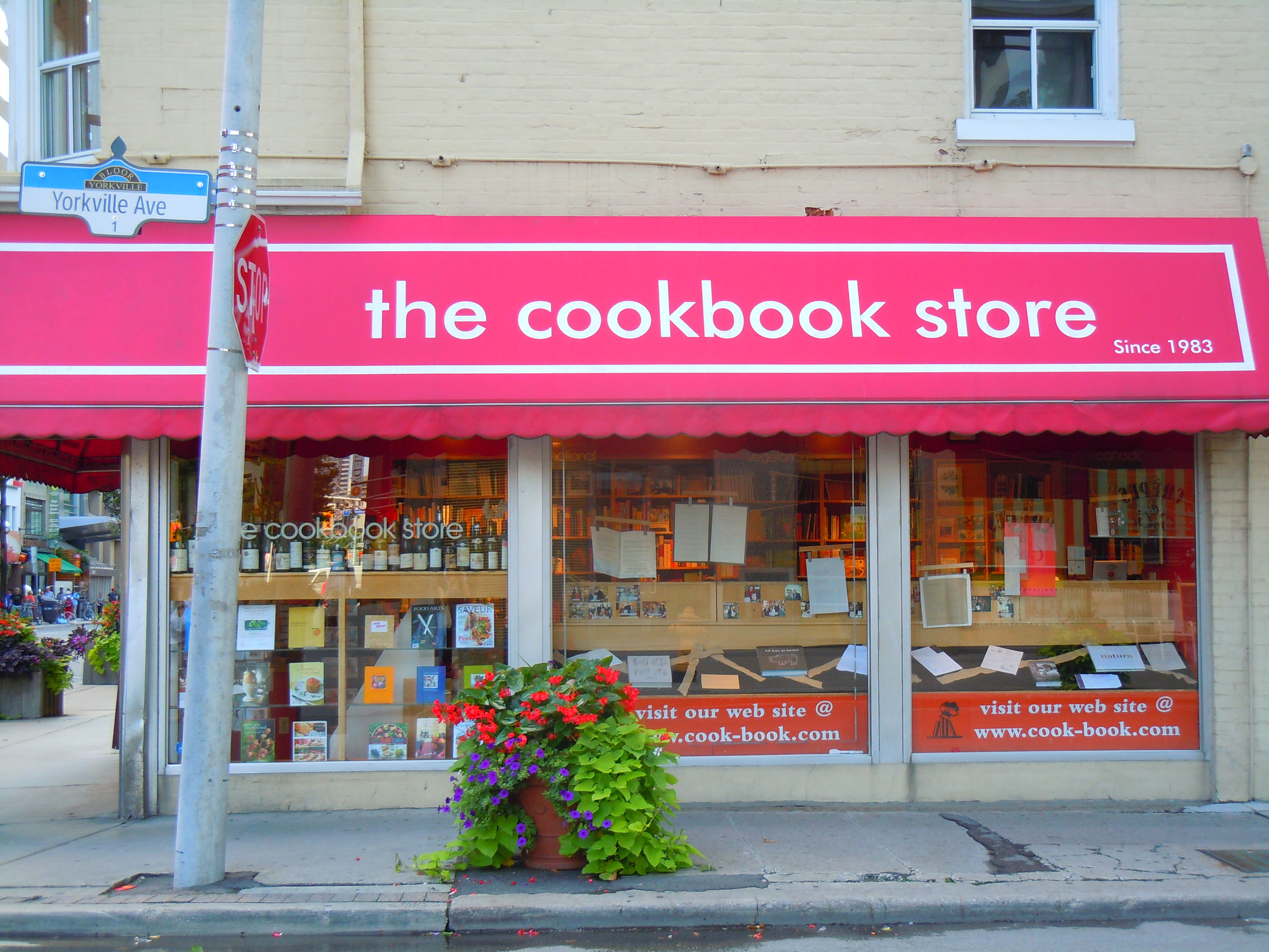 Toronto's iconic 'The Cookbook Store' closed last month. Image Source