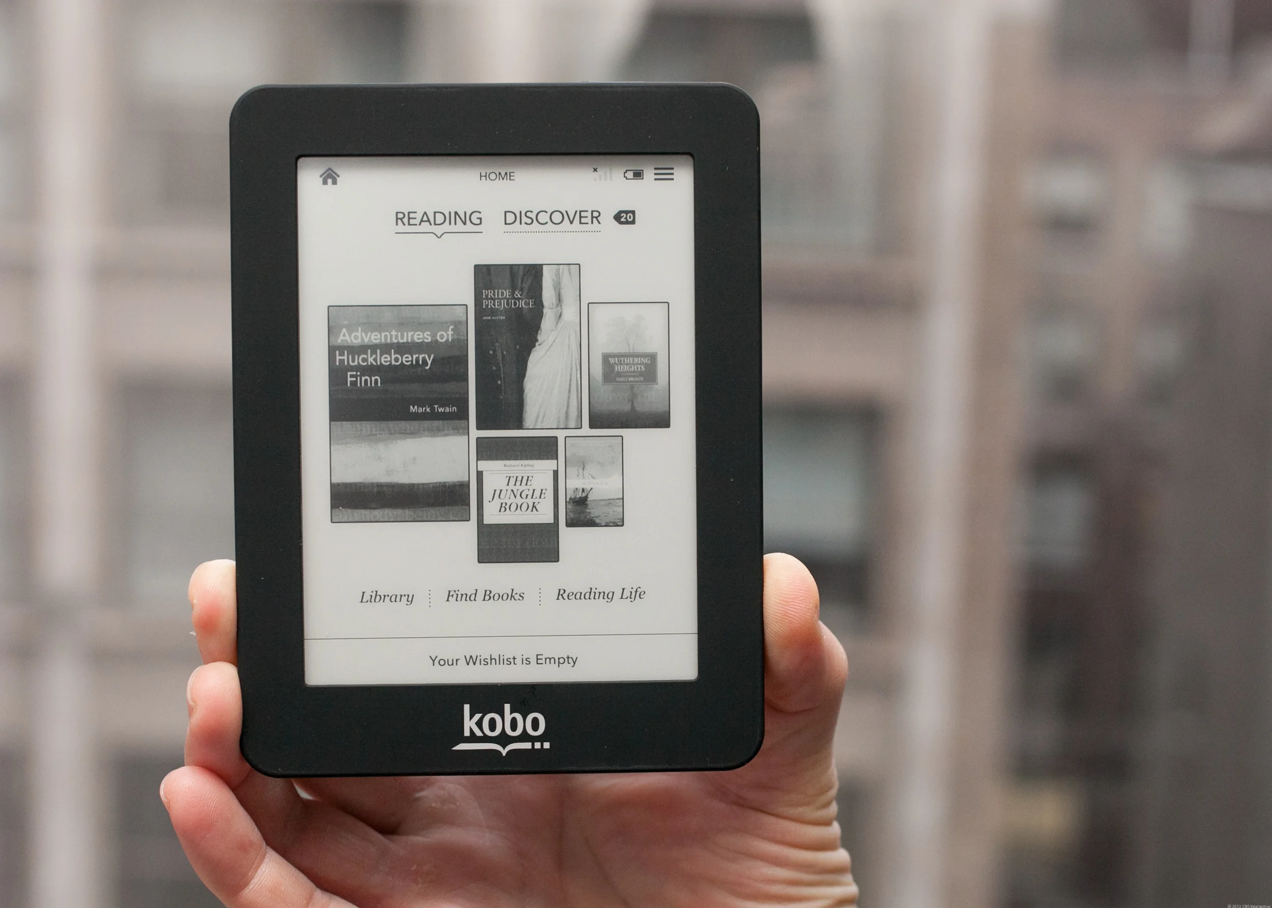 Kobo mini reader. Image Source
