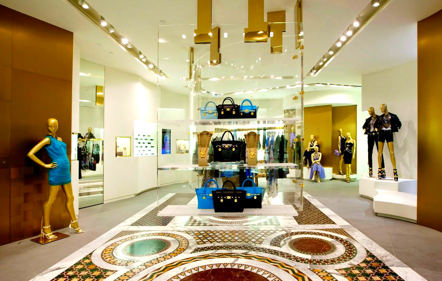 Inside of Hong Kong's new Versace store. Photo: Versace