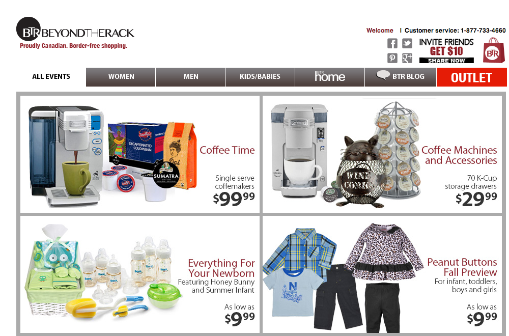 Beyond the Rack: North America's fastest growing online retailer. 