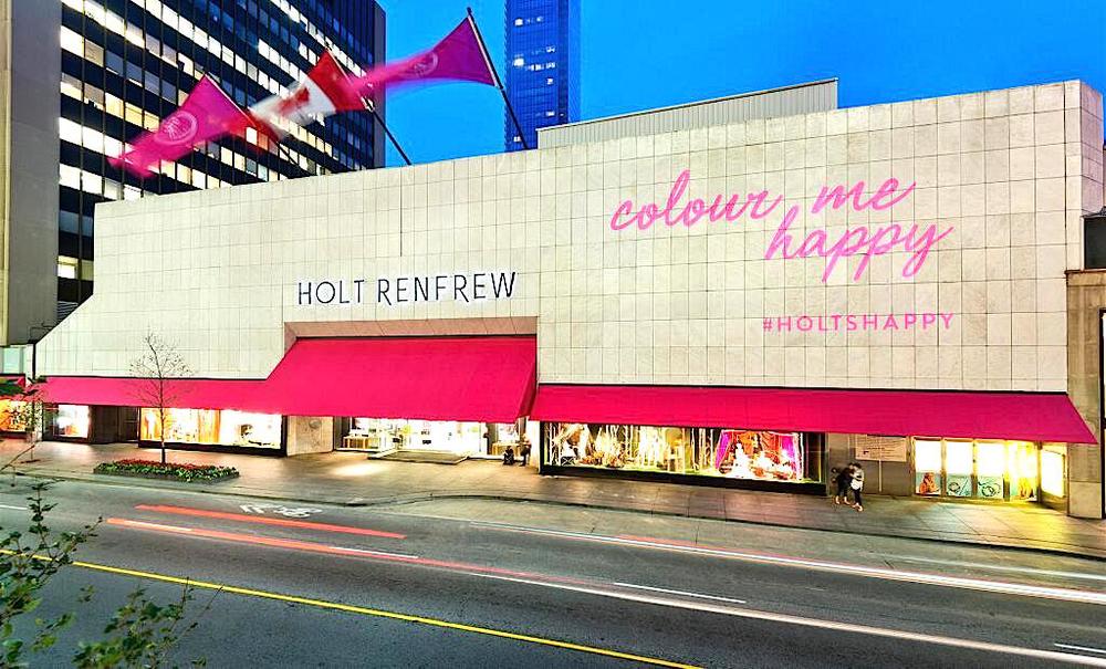 Holt Renfrew's Toronto flagship at 50 Bloor Street West. Photo: Holt Renfrew, via Twitter