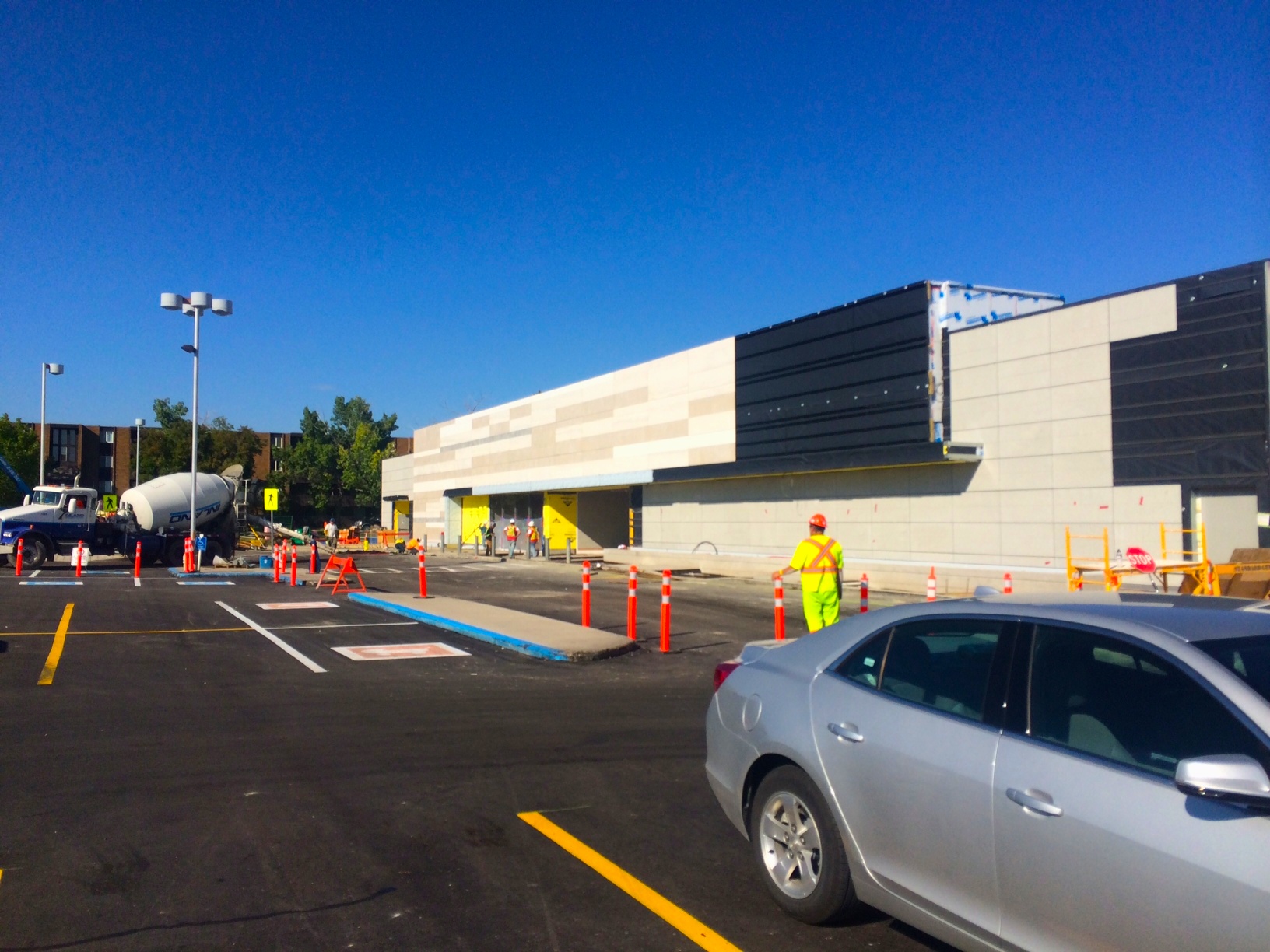Construction progresses at Calgary's Nordstrom store. Photo taken August 29 by a source who prefers to remain anonymous. 