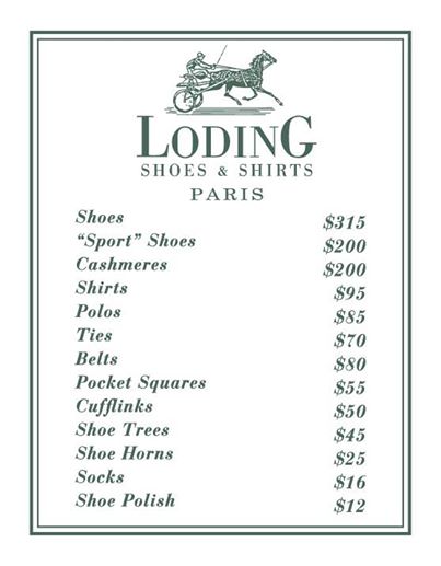 Loding price list. Click image to enlarge.&nbsp;