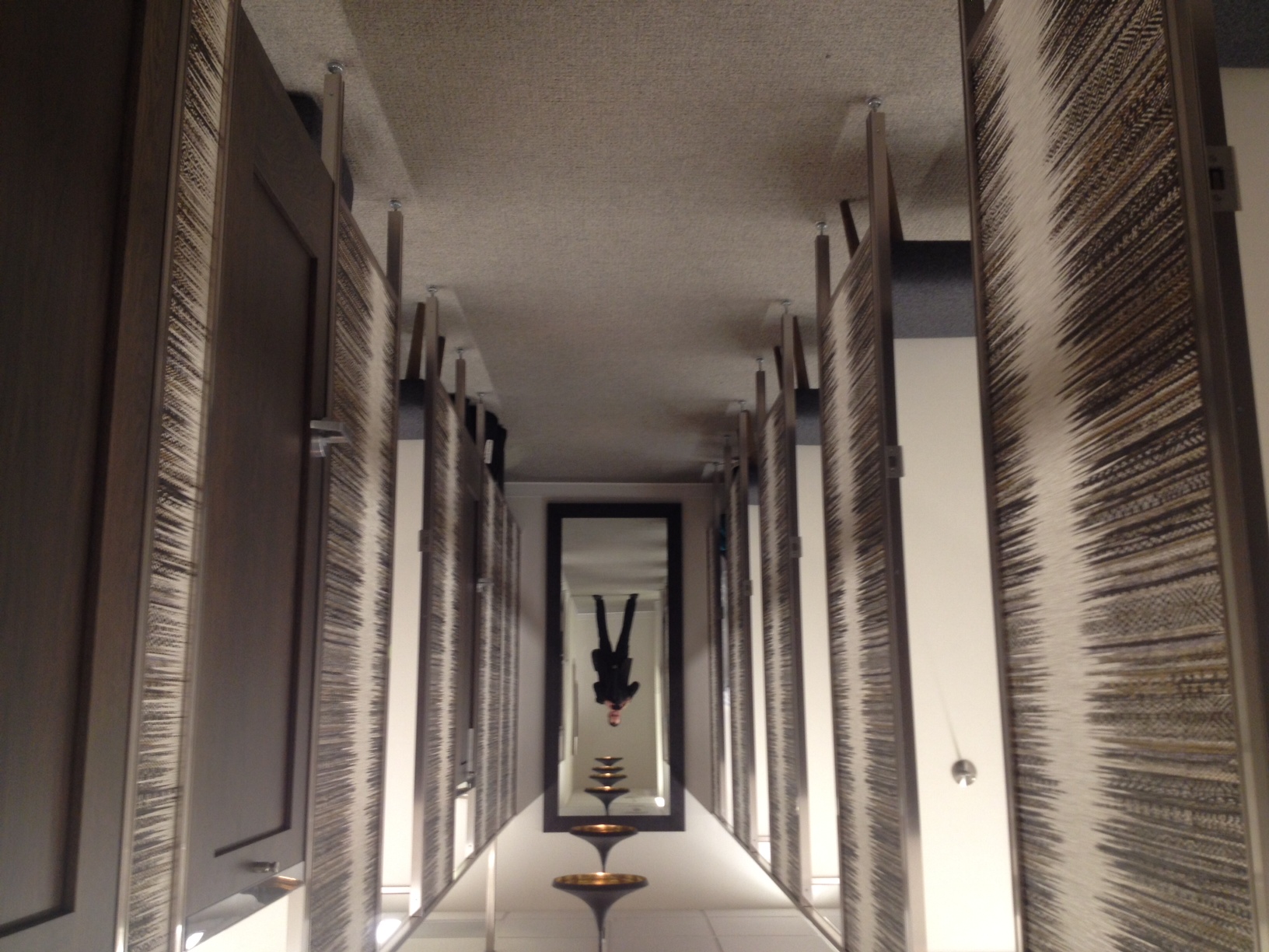 Dressing rooms are clean and spacious. 