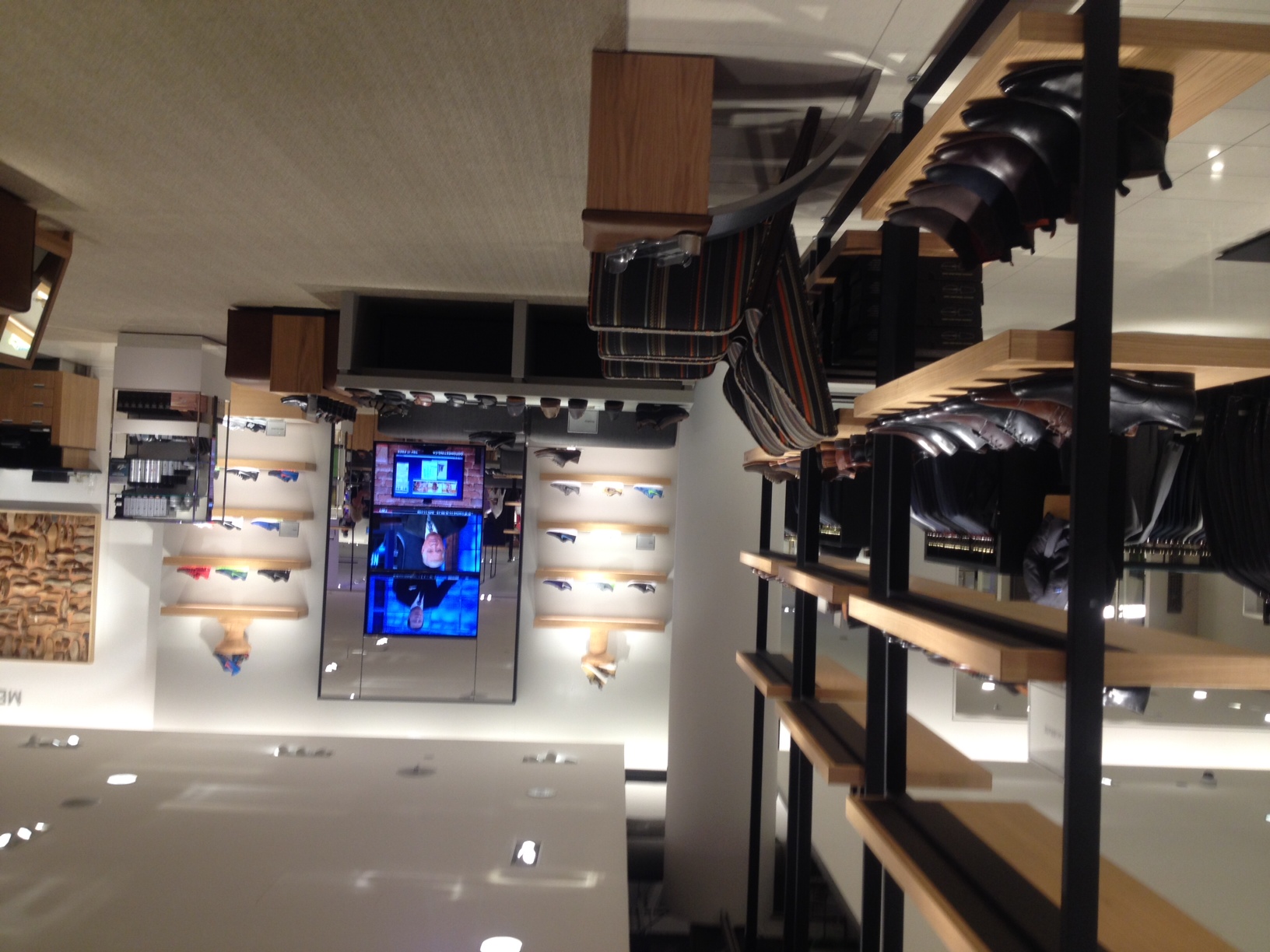 Thousands of pairs of shoes are available, including a well stocked men's department. 