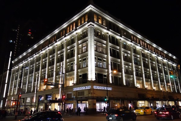 Vancouver's Hudson's Bay flagship could house Saks Fifth Avenue, according to sources. Photo: Gordon Price. 