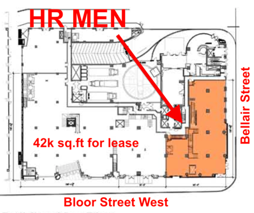 Lease Plan: 100 Bloor St. W. 