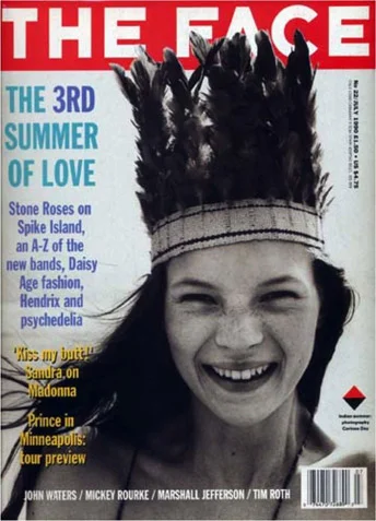 Kate Moss in The Face. Photo: www.libertylondongirl.com