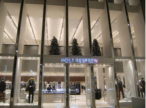 Holt Renfrew at The CORE, Calgary. Photo: Darrell Bateman. 