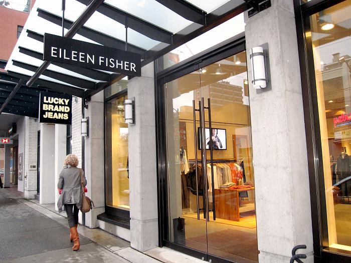 Eileen Fisher's first Canadian location opened in the summer of 2011 at 2721 Granville Street in Vancouver. Photo: www.insidevancouver.ca