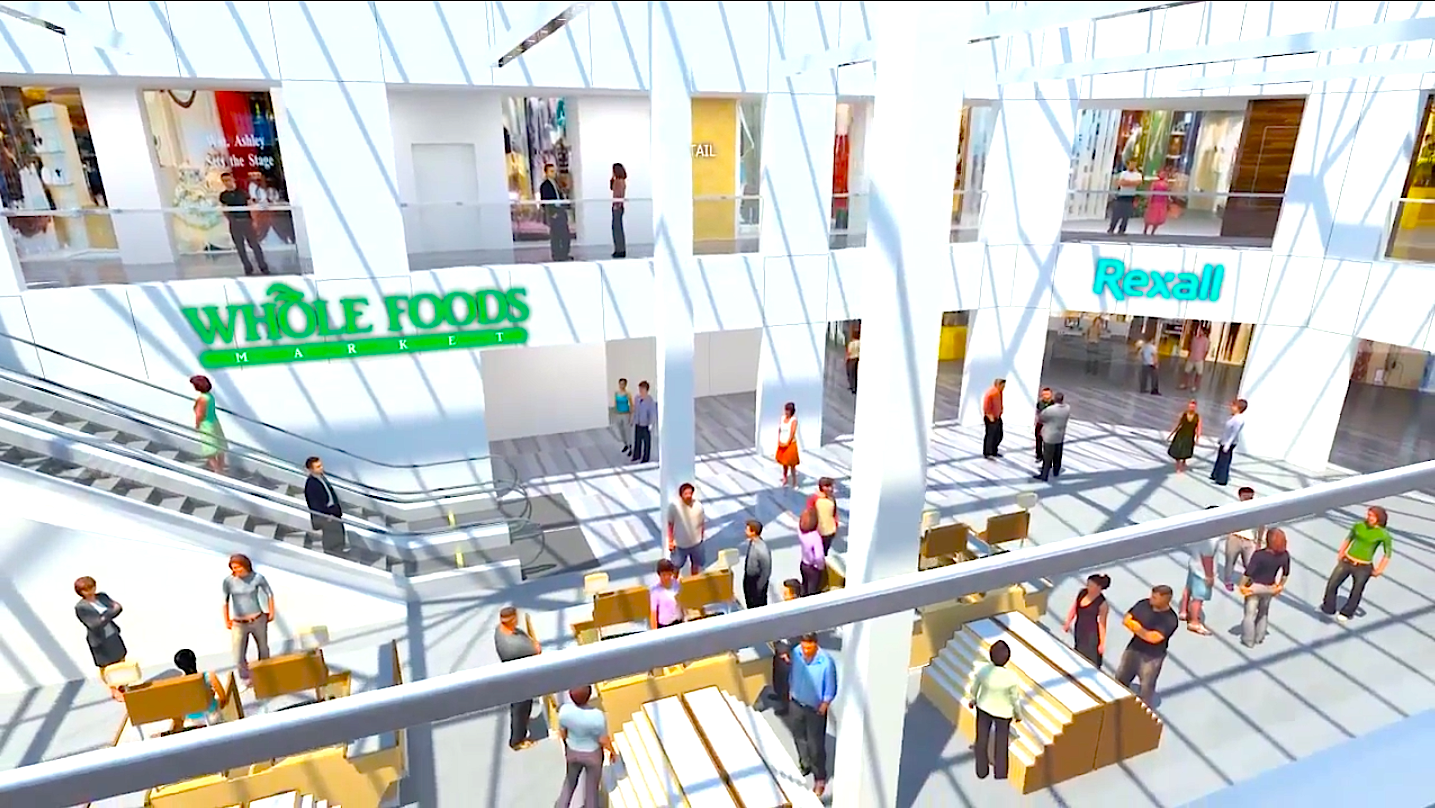 Whole Foods Atrium. 