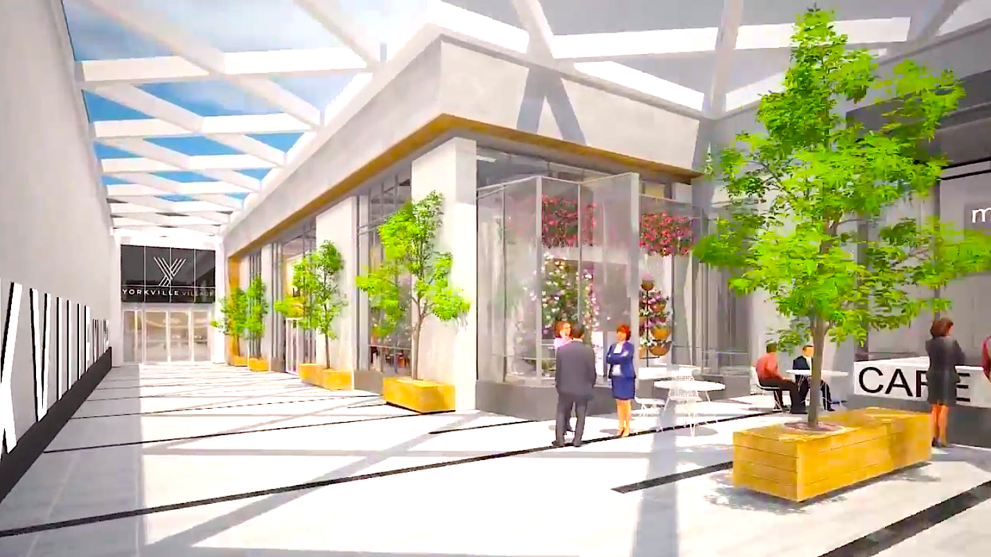 Inside the Yorkville Avenue entrance. 