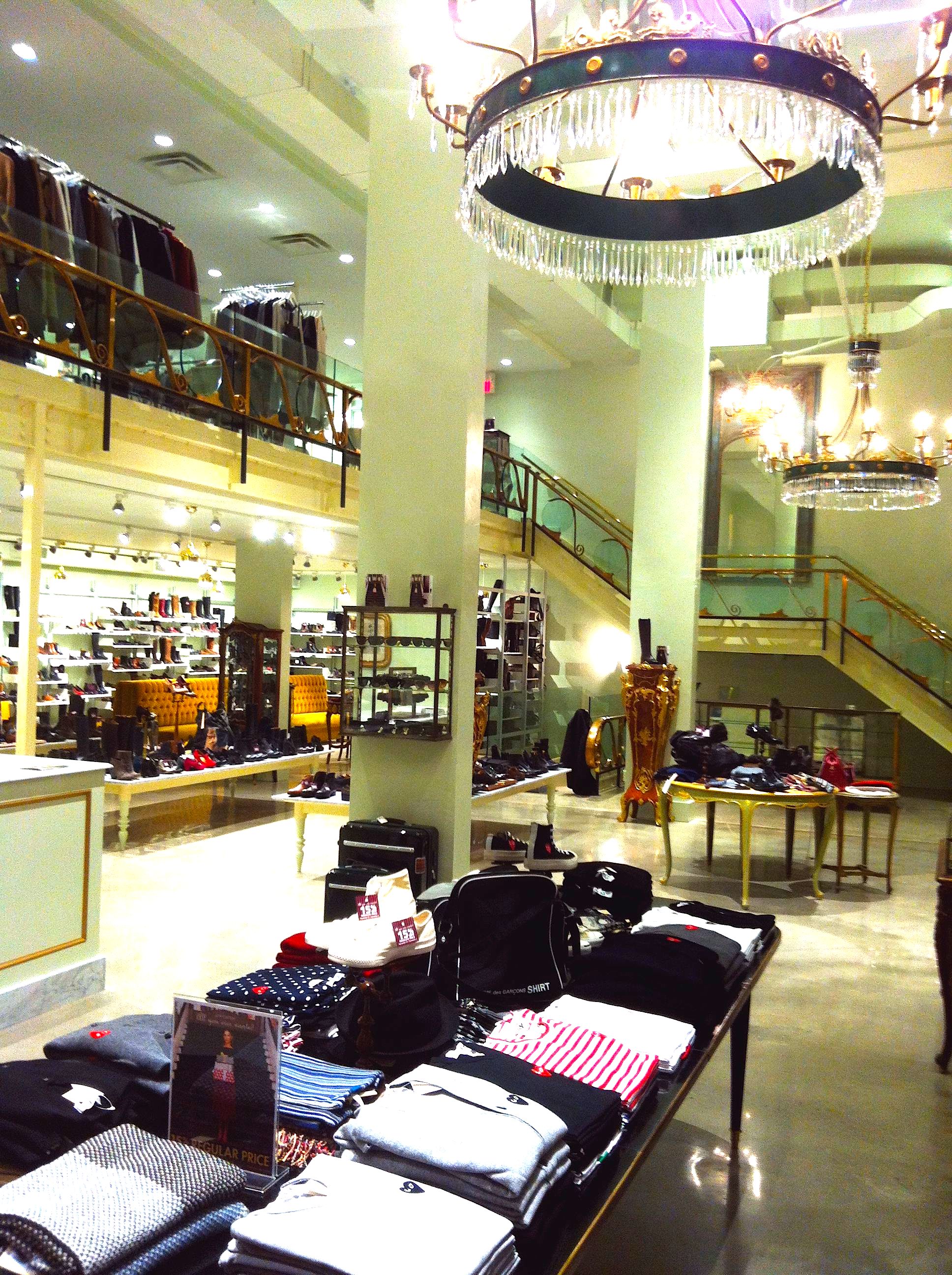 Inside the Toronto store. 