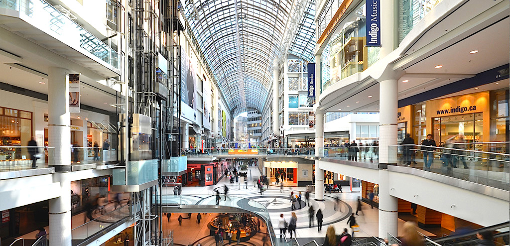 Toronto Eaton Centre, via Nordstrom.ca