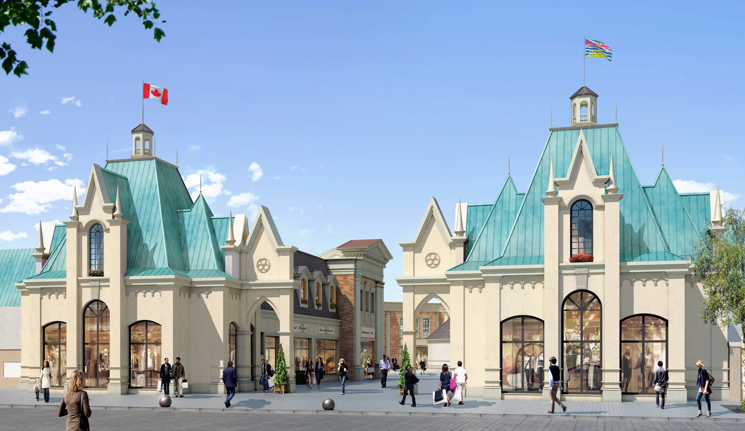Rendering: McArthurGlen Designer Outlets, Vancouver