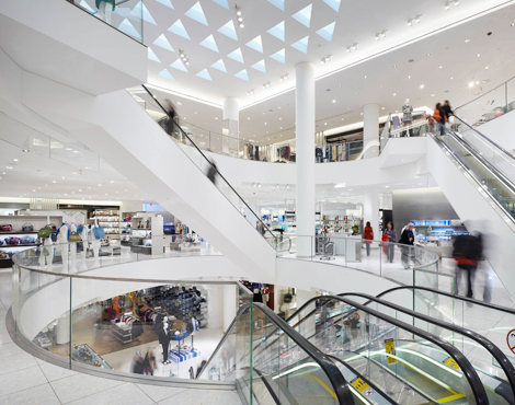 Atrium in the Vancouver store. Photo: Holt Renfrew