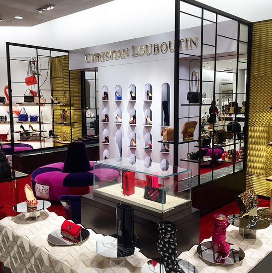 Christian Louboutin at Nordstrom, Chicago. Photo: Nordstrom via twitter.